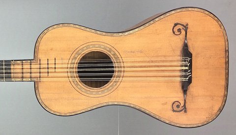 Baroque guitar by Nicolas Aîné, Mirecourt c. 1780