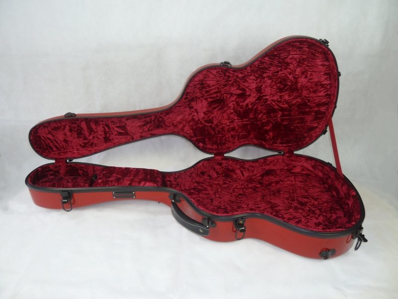 Gitarrenkoffer - Singing Dragon - GFK Koffer für Konzertgitarre (rot)