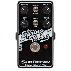Subdecay Super Spring Theory Analog Reverb Effectpedal