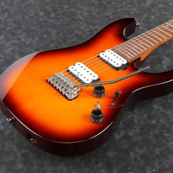 Ibanez AZ2402FF-RBB AZ Prestige E-Guitar 6 String Regal Brown Burst + Case