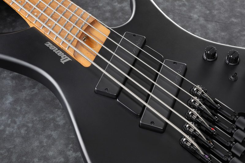 Ibanez EHB1005MS-BKF EHB Series E-Bass 5 String Multiscale Black Flat + Gigbag, PRE-ORDER!