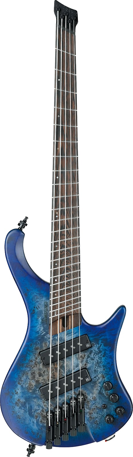 Ibanez EHB1505MS-PLF EHB Series E-Bass 5 String Multiscale Pacific Blue Burst + Gigbag, PRE-ORDER!