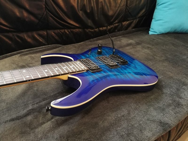 Ibanez GRGA120QA-TBB E-Guitar, Transparent Blue Burst