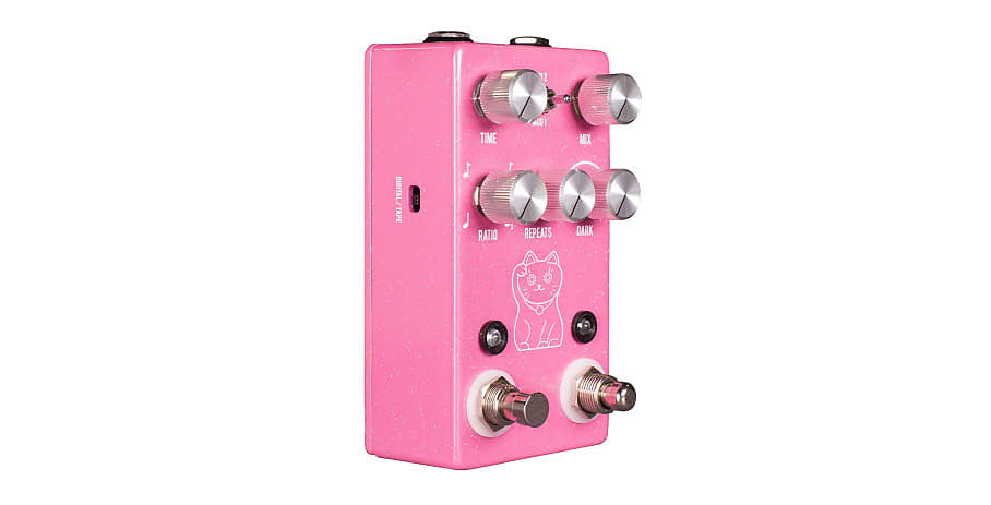 JHS Lucky Cat - Delay - Pink on OhGuitar.com