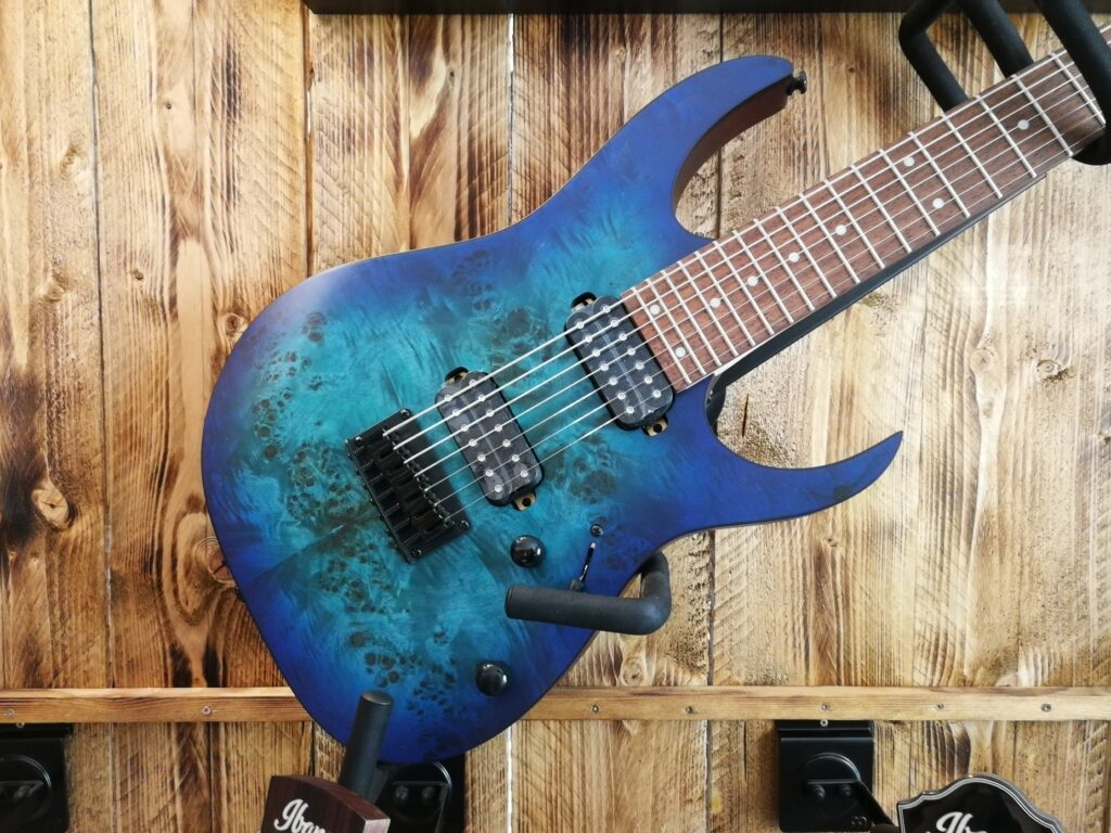 Ibanez RG Series RG7421PB 7-String Electric Guitar Flat Sapphire Blue 
