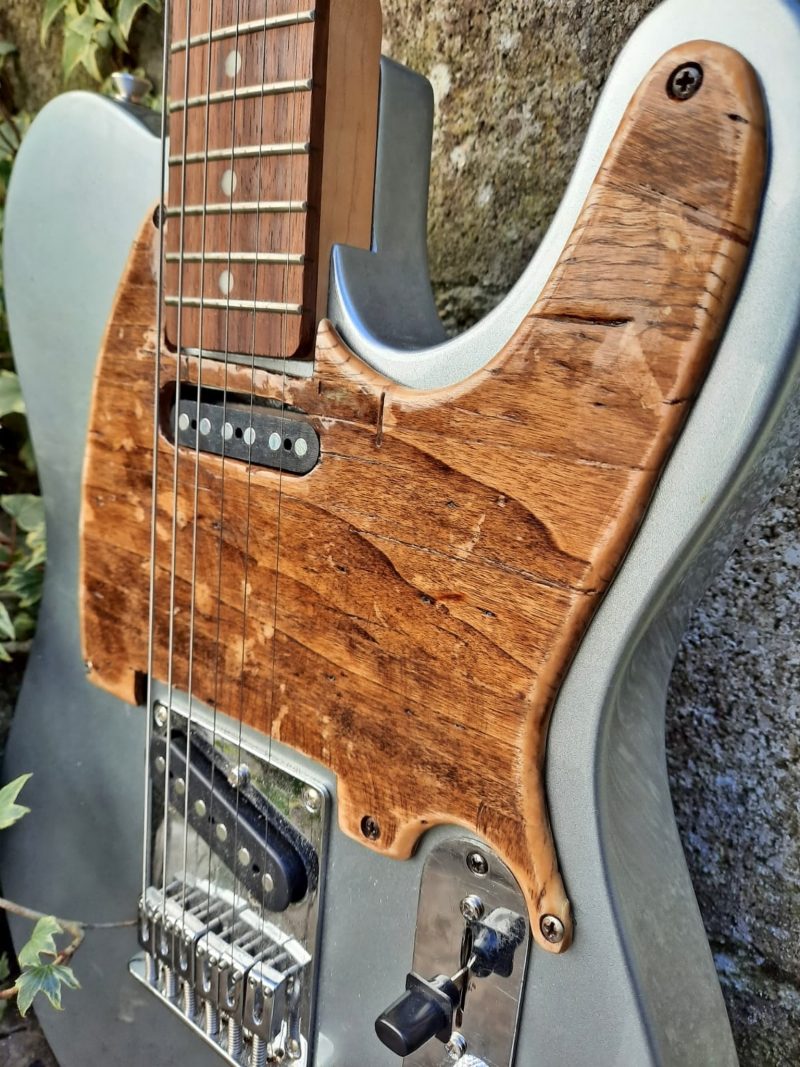 Pickguard Fender Telecaster Guitar blue 1