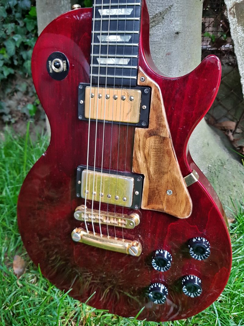 Pickguard Gibson Les Paul Guitar wine red
