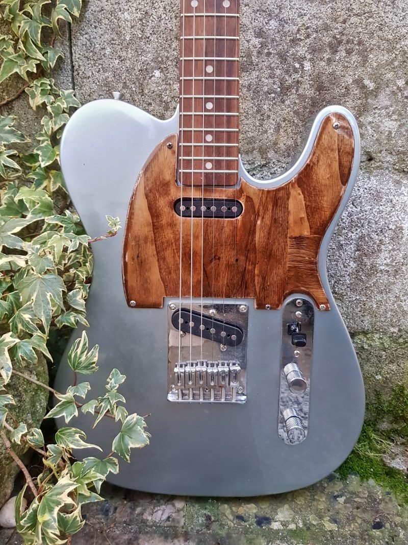 Pickguard wood Fender Squier Telecaster Guitar affinity blue