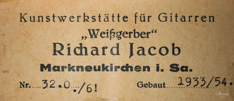 Classical guitar Richard Jacob Weissgerber 1932 26 scaled