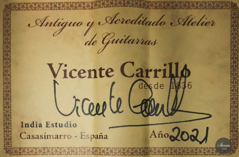 Classical guitar Vicente Carrillo 2021 25